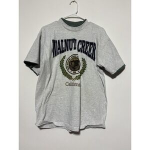 Walnut Creek California Shirt Mens Large Signal Sport Made USA Vintage Shirt